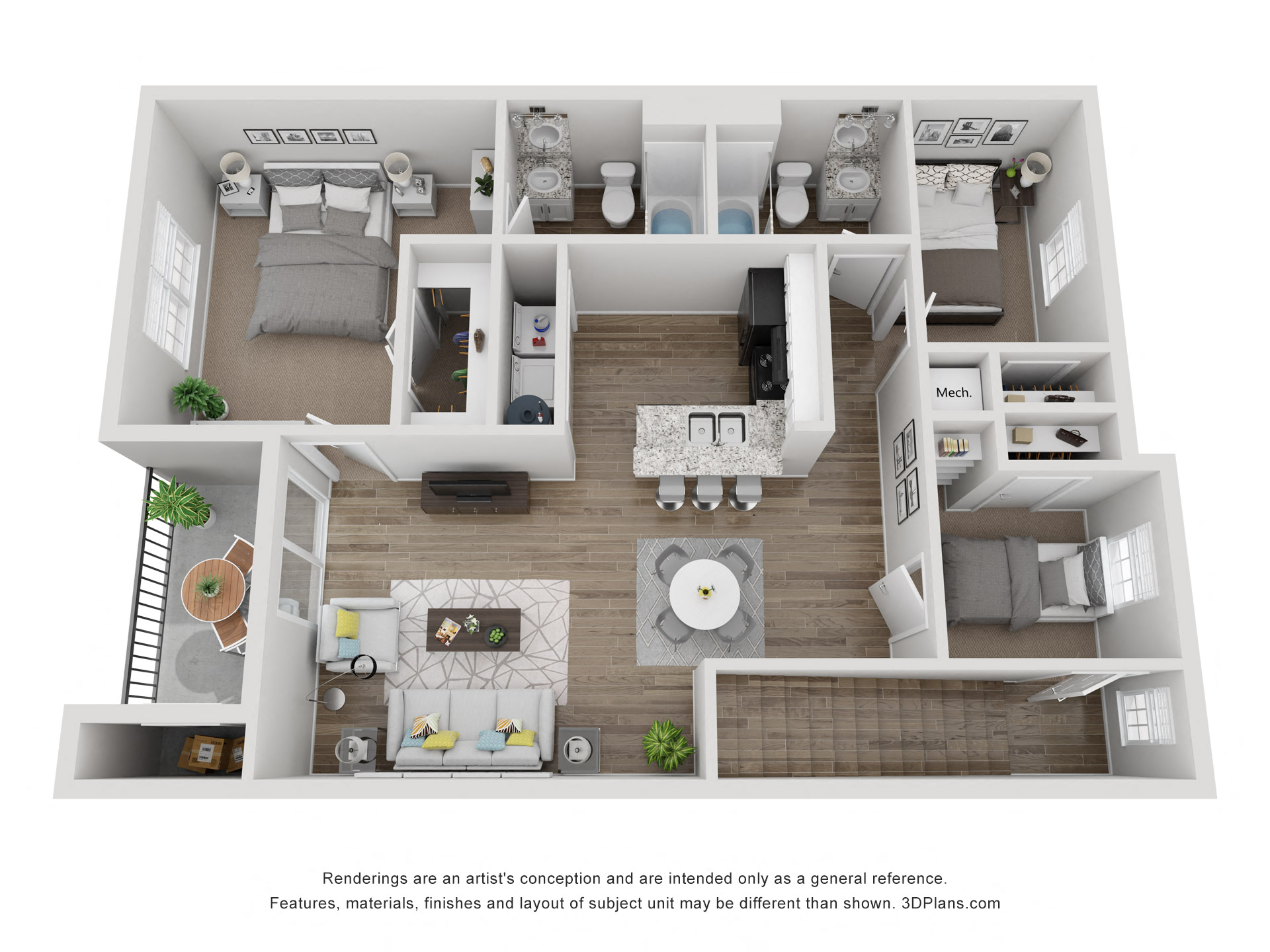 Floor plan layout diagram for Sycamore